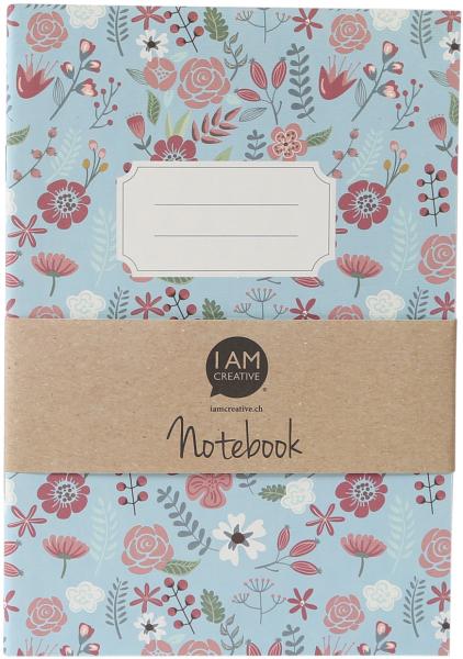 I am creative notizbuch a5 maa4005.07 blumen 60 seiten - I-am-creative-maa400507-7611983200016