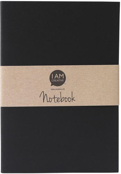 I am creative notizbuch a5 maa4005.08 schwarz 60 seiten - I-am-creative-maa400508-7611983200023