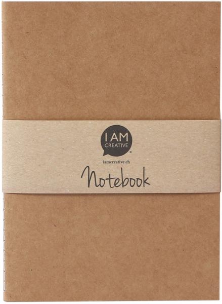 I am creative notizbuch a6 maa4005.10 natur 60 seiten - I-am-creative-maa400510-7611983200047