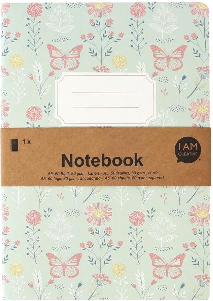 I am creative notizbuch a5 maa4005.18 grün 60 seiten - I-am-creative-maa400518-7611983211920