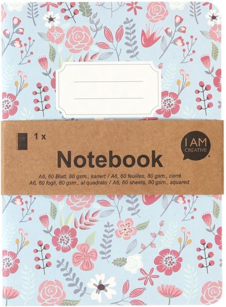 I am creative notizbuch a6 maa4005.19 blau 60 seiten - I-am-creative-maa400519-7611983211937