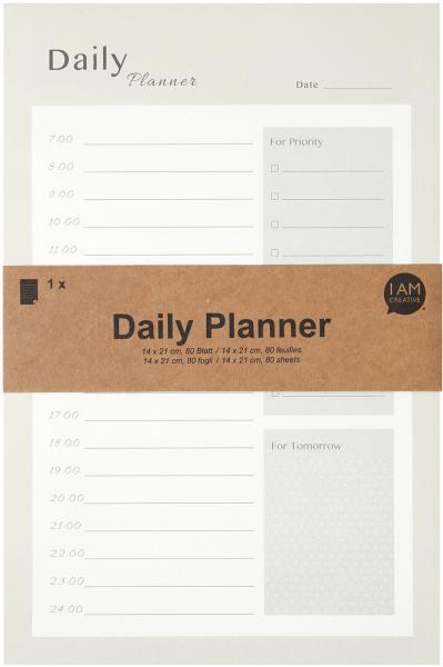 I am creative tagesplaner 14x21cm maa4005.39 grün 80 blatt - I-am-creative-maa400539-7611983211975