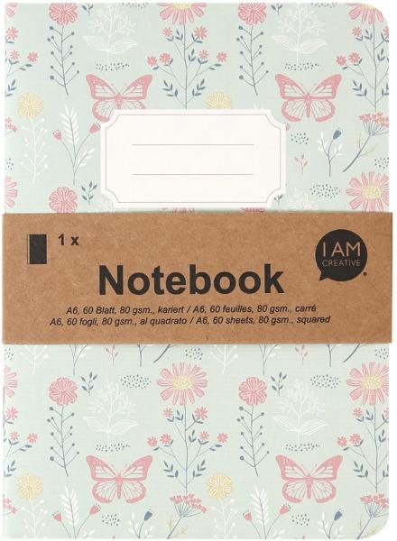 I am creative notizbuch a6 maa4005.42 grün 60 seiten - I-am-creative-maa400542-7611983212323