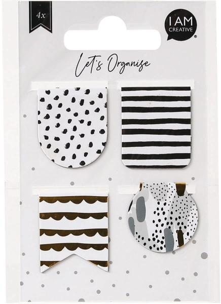 I am creative buchzeichen let`s organize maa4035.04 magnetisch, 4 assortiert - I-am-creative-maa403504-7611983209569