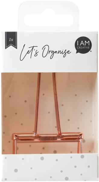 I am creative foldback klammer let's organiz maa4035.29 rosegold, 51mm - I-am-creative-maa403529-7611983211883