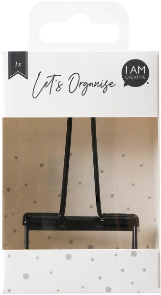 I am creative foldback klammer let's organiz maa4035.30 schwarz, 51mm - I-am-creative-maa403530-7611983211890