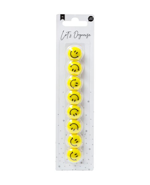 I am creative magnet smilies let`s organize maa4035.65 20mm 8 stück - I-am-creative-maa403565-7611983215201
