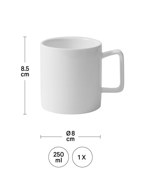 I am creative porzellantasse 250ml maa5000.125 weiss 8x8.5cm - I-am-creative-maa5000.125-7611983171699-02.jpg