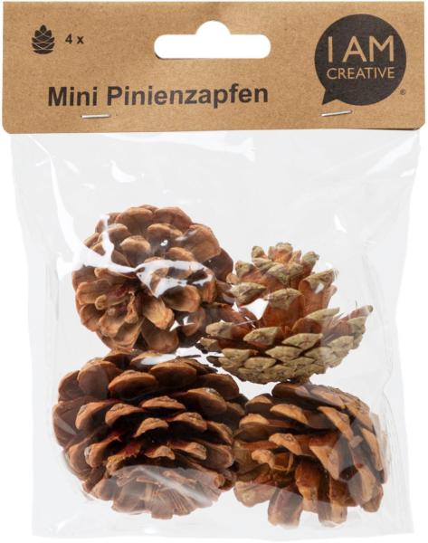 I am creative pinienzapfen maa6102.871 mini 4 stück - I-am-creative-maa6102871-7611983219025