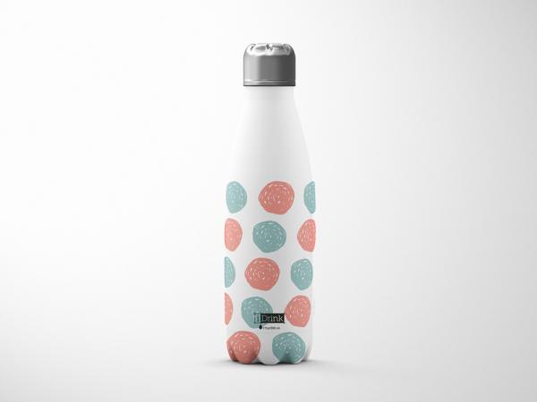 I-DRINK Thermosflasche 500ml ID0007 dots