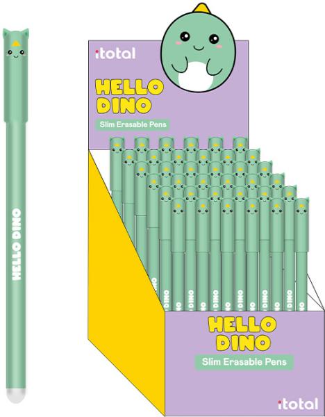 I-total gelschreiber hello dino 0.5mm xl1873d blau, radierbar - I-total-xl1873d-8053634000993