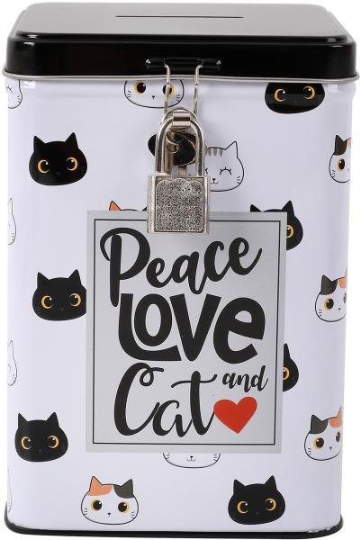 I-total sparkasse mit schloss xl2031 cat 15.3x10.6x10.6cm - I-total-xl2031-8057711463114