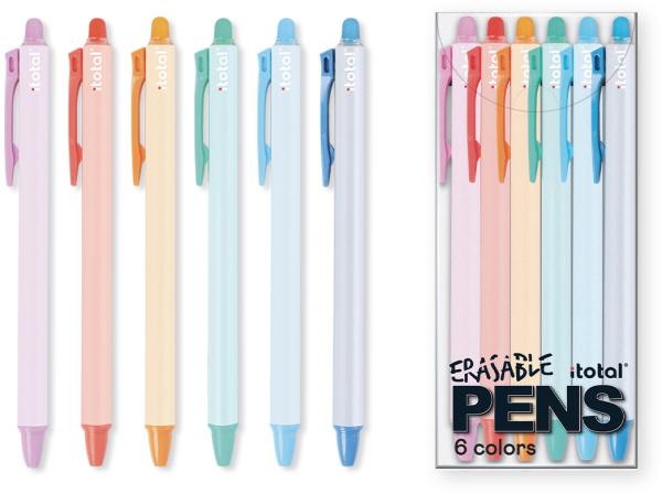 I-total kugelschreiber set xl2177c löschbar, 6 farben - I-total-xl2177c-8057711467983