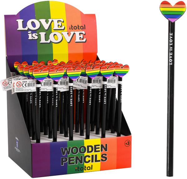 I-total bleistift love is love xl2178 radiergummi - I-total-xl2178-8057711466016