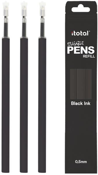 I-total ersatzminen xl2304 löschbar, schwarz 3 stück - I-total-xl2304-8057711467969