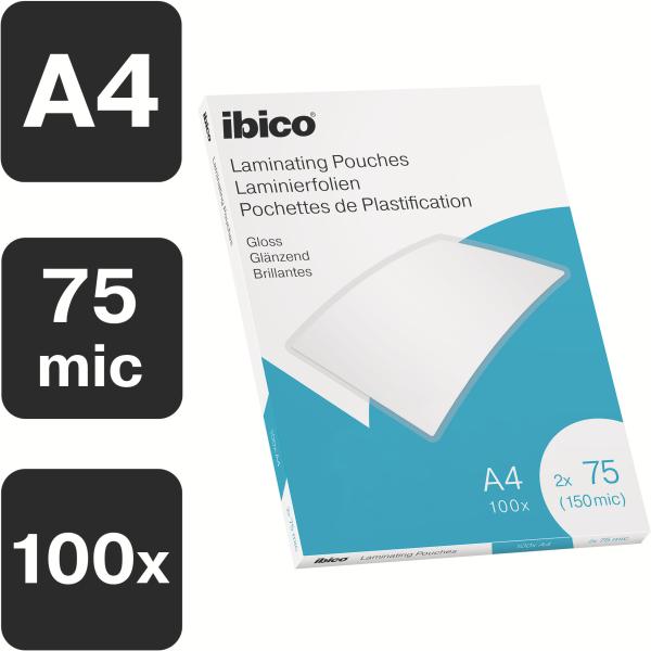 Ibico laminiertasche a4 627316 glanz, 75my 100 stk - Ibico-627316-4049793065915-02.jpg