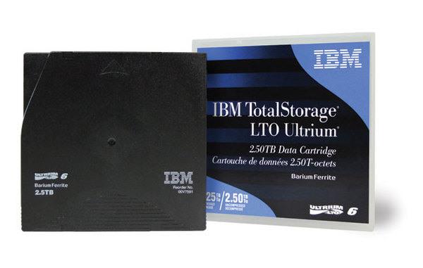 Ibm lto ultrium 6 2.5/6.25tb 00v7590 data tape - Ibm-00v7590-0883436347815