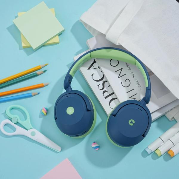 Iclever bth20 headphones for kids c02-2102n-01 bt, anc, 80 db, 60h, blue - Iclever-c02-2102n-01-6972838614848-05.jpg