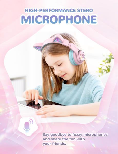 Iclever headphones kids cat c04-2083n-14 74/85/94 db, 50h pink - Iclever-c04-2083n-14-6934911797657-07.jpg