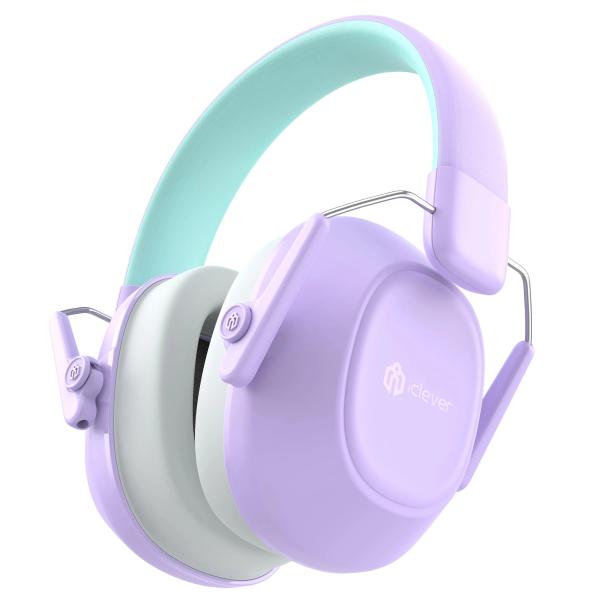 Iclever ear muffs for kids c06-2301n-02 26db nrr noise reduc. purple - Iclever-c06-2301n-02-6972312838579