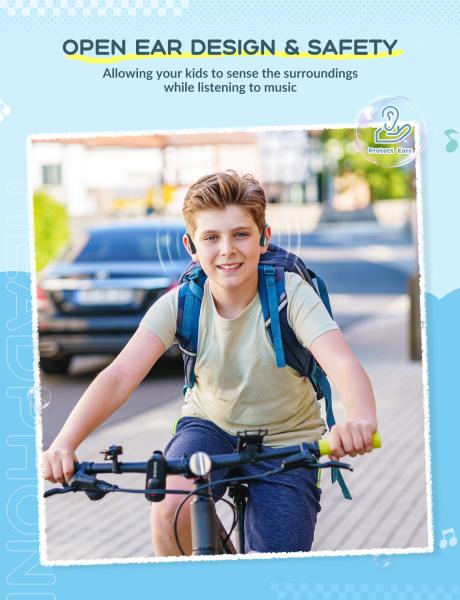 Iclever air conduction headphones bt ows01 74/85 db, blue/black - Iclever-ows01-6934911798401-03.jpg