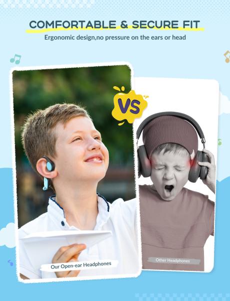 Iclever air conduction headphones bt ows01 74/85 db, blue/black - Iclever-ows01-6934911798401-05.jpg