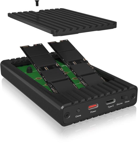 Icy box gehäuse mit klonfunktion für ib-2817mcl-c31 m.2 nvme ssds, usb-c 3.2 g2 - Icy-box-ib-2817mcl-c31-4250078173601-04.jpg