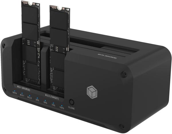 Icy box docking- & clonestation for ib-2924mscl-c31 2.5,3.5in sata & 2x m.2 nvme - Icy-box-ib-2924mscl-c31-4250078174349-03.jpg