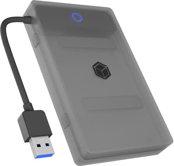 Icy box ext. gehäuse 2.5inch ib-ac603b-u3 kunststoffhülle,usb 3.2 g1 - Icy-box-ib-ac603b-u3-4250078173137