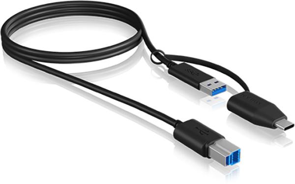 Icy box usb-b 3.2 g1 zu usb-a & c ib-cb032 5gbit/s, 100cm - Icy-box-ib-cb032-4250078171423-03.jpg