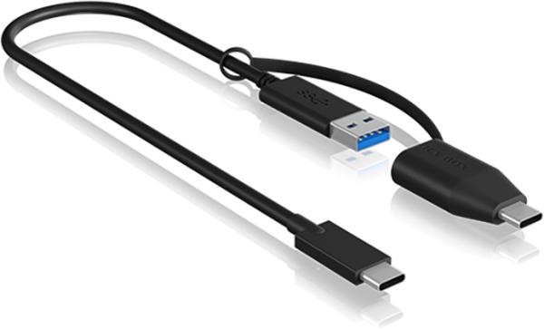 Icy box usb-c 3.1 g2 zu usb a & c ib-cb033 35 cm - Icy-box-ib-cb033-4250078171720