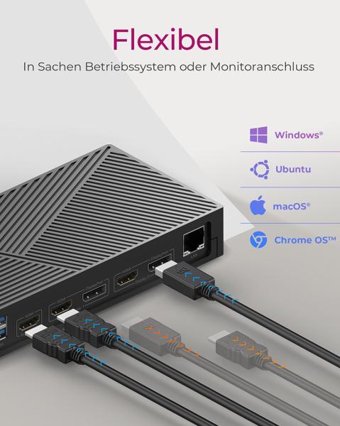 Icy box usb-c triple dockingstation ib-dk2246ac hybrid 4k, 3xhdmi & 2xdp,6usb - Icy-box-ib-dk2246ac-4250078173342-03.jpg