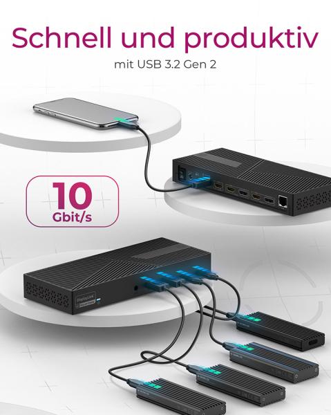 Icy box usb-c triple dockingstation ib-dk2246ac hybrid 4k, 3xhdmi & 2xdp,6usb - Icy-box-ib-dk2246ac-4250078173342-06.jpg