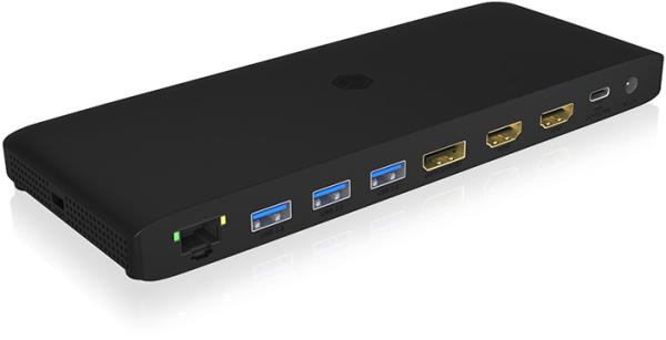 Icy box usb-c triple dockingstation ib-dk2416-c 4k, 2xhdmi & 1xdp, 4x usb, pd - Icy-box-ib-dk2416-c-4250078173397-04.jpg