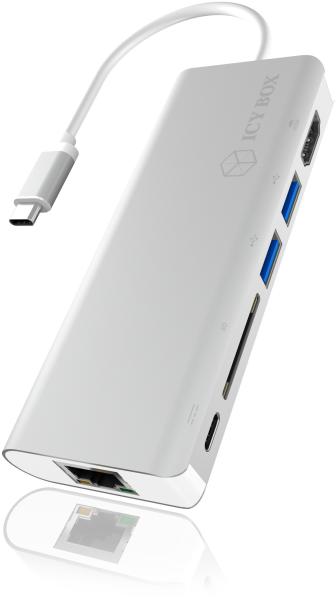 Icy box usb type-c notebook ib-dk4034-cp dockingstation silver/white - Icy-box-ib-dk4034-cp-4250078165521-02.jpg