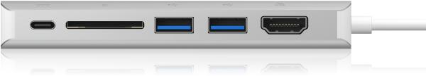 Icy box usb type-c notebook ib-dk4034-cp dockingstation silver/white - Icy-box-ib-dk4034-cp-4250078165521-04.jpg