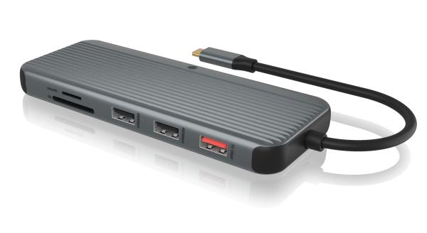 Icy box triple dockingstation 8k black ib-dk4060-cpd 2xhdmi,1xdp,usb-c&a,gigabit - Icy-box-ib-dk4060-cpd-4250078173519-02.jpg