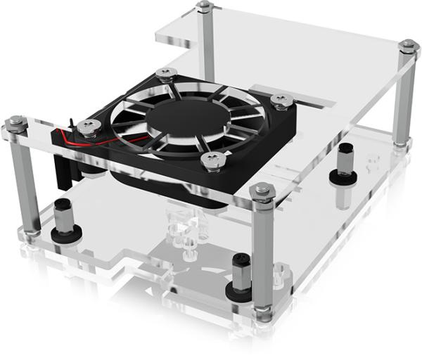 Icy box gehäuse für raspberry pi ib-rp106 2 b, 3 b/b+ und 4 b - Icy-box-ib-rp106-4250078169000-02.jpg