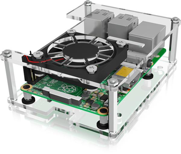 Icy box gehäuse für raspberry pi ib-rp106 2 b, 3 b/b+ und 4 b - Icy-box-ib-rp106-4250078169000-04.jpg