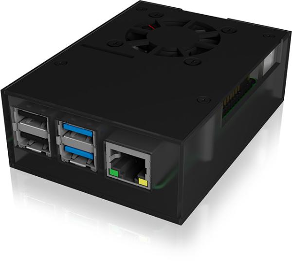 Icy box gehäuse für raspberry pi 4, ib-rp108 alu. deckel/boden acrylrahmen - Icy-box-ib-rp108-4250078169451-02.jpg