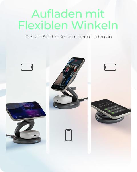 Icy box 3in1 wireless charging stand ib-sh101-ch up to 15w, usb-c - Icy-box-ib-sh101-ch-4250078174325-02.jpg