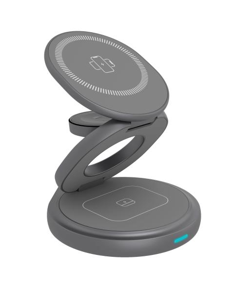 Icy box 3in1 wireless charging stand ib-sh101-ch up to 15w, usb-c - Icy-box-ib-sh101-ch-4250078174325