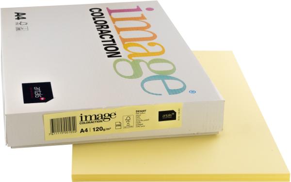Image coloraction kopierpapier desert a4 266644 120g, gelb 250 blatt - Image-coloraction-266644-7611115001054