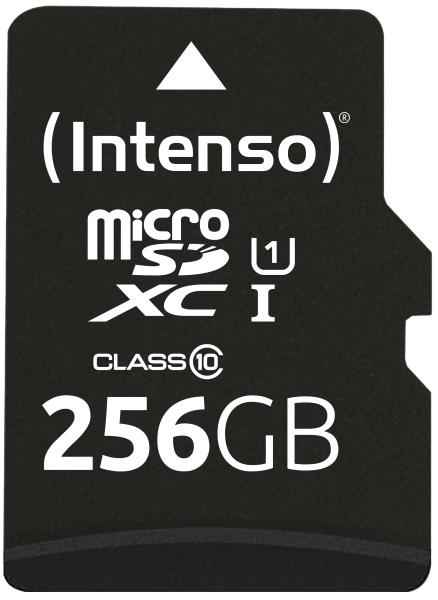 Intenso micro sd secure digital cards 3423492 sd adapter 256gb - Intenso-3423492-4034303028801