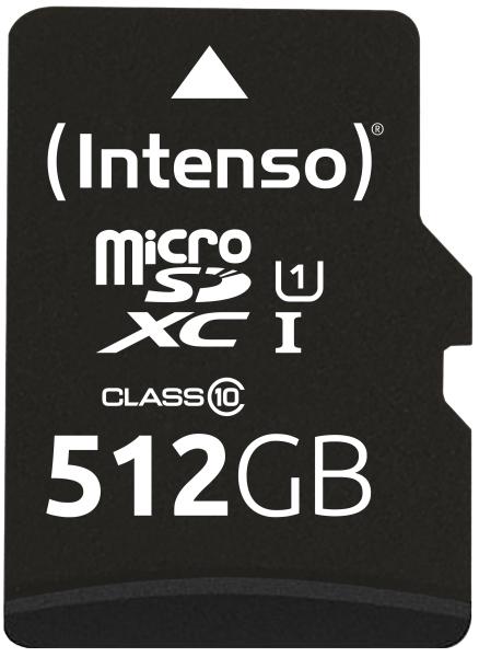 Intenso micro sd secure digital cards 3423493 sd adapter 512gb - Intenso-3423493-4034303028832