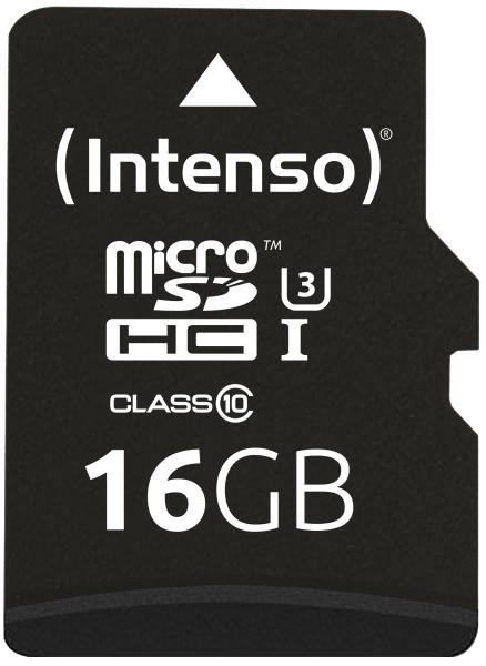 Intenso micro sdhc card pro 16gb 3433470 with adapter, uhs-i - Intenso-3433470-4034303022304-02.jpg