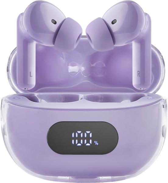 Intenso buds plus wirel. earphones 3720313 t313ae, anc, purple - Intenso-3720313-4034303034703