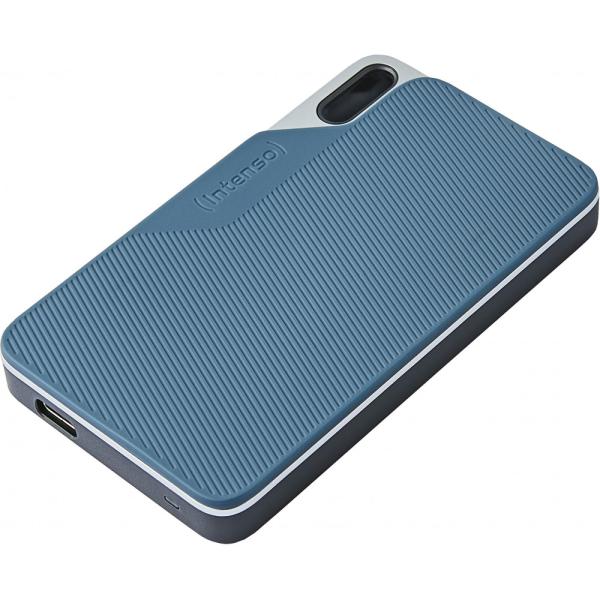 Intenso external ssd tx100 250gb 3826440 usb 3.2, grey-blue - Intenso-3826440-4034303033522