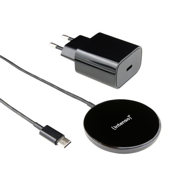 Intenso magnetic wireless charger mb1 7410710 magsafe compatibility black - Intenso-7410710-4034303032648-02.jpg