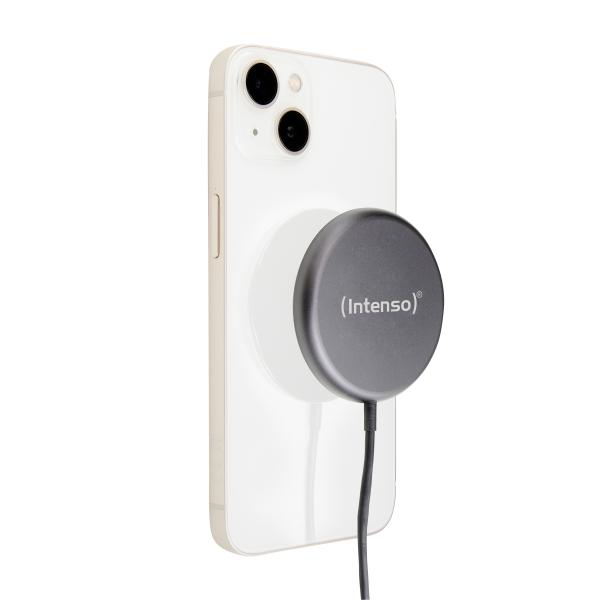 Intenso magnetic wireless charger mb1 7410710 magsafe compatibility black - Intenso-7410710-4034303032648-07.jpg